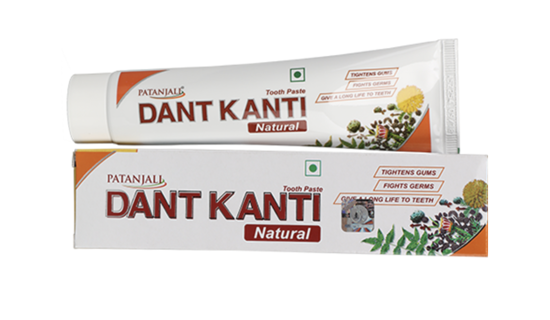 Picture of Patanjali Dantkanti Toothpast Nautral 100 gm