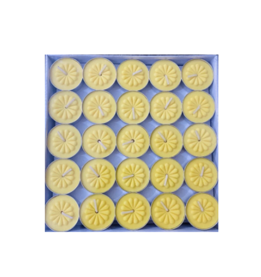 Picture of Tea light Candle (Yellow)_Set of 10