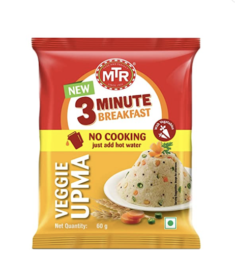 Picture of MTR 3 Mins Breakfast Vegetable Upma Pouch 60 g