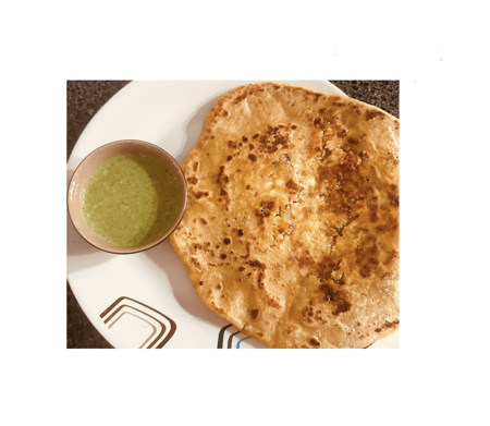 Picture of Paneer Paratha (Homemade 80% Cooked and Frozen) 1 pc