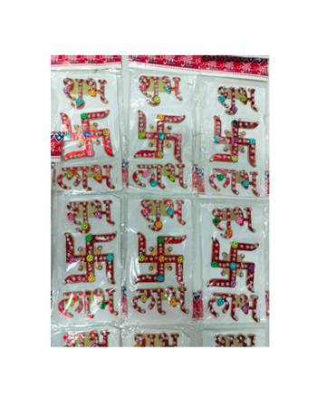 Picture of Shubh Labh Swastik Sticker 1set