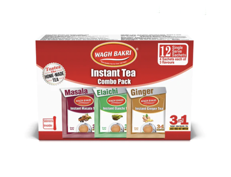 Picture of Wagh Bakri Instant Tea Premix Combo Pack 12 sachets