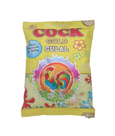 Picture of Non-Toxic and Skin-Friendly Holi Gulal_80gm_YELLOW
