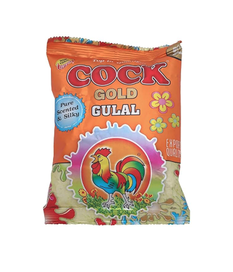 Picture of Non-Toxic and Skin-Friendly Holi Gulal_80gm_ORANGE