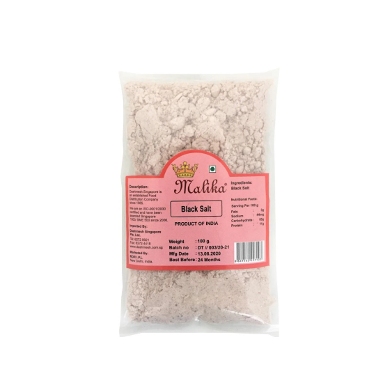 Picture of Malika - Black Salt Powder - 100 gm