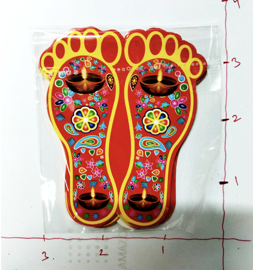 Picture of DW06_Set 10 pair of Ma Laxmi feet